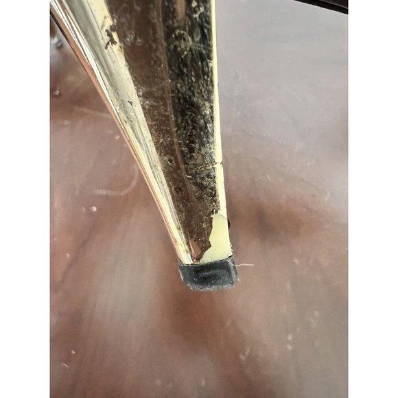 VTG Bruno Magli 90s Black Velvet Pumps Gold Heels Classic Italy Sz 8 - Picture 8 of 12